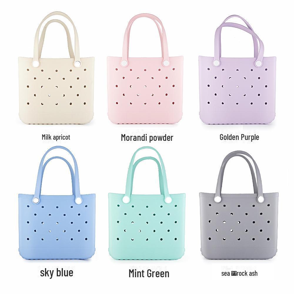 Водонепроницаемая портативная пляжная сумка Eva - большая вместимость, полый дизайн, сумка для детских принадлежностей