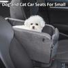 1 шт. Детское автомобильное сиденье для домашних животных с надежным креплением подлокотника, удобное хлопковое дорожное безопасное сиденье, переносная сумка для собак для кошек и маленьких собак