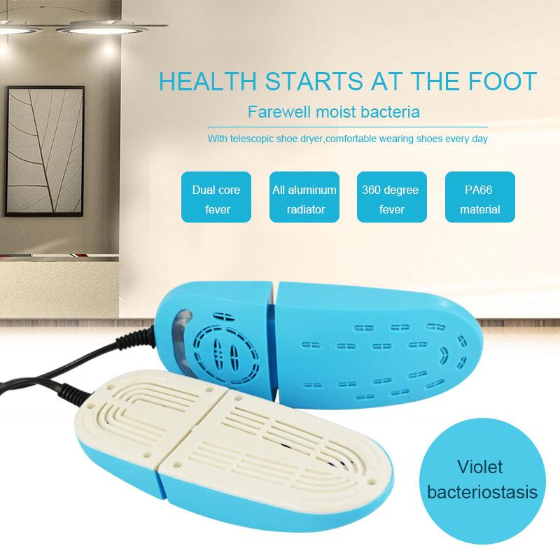 Shoe Dryer for Feet Deodorant UV Shoes Sterilization Telescopic Section Drying Heater Warmers