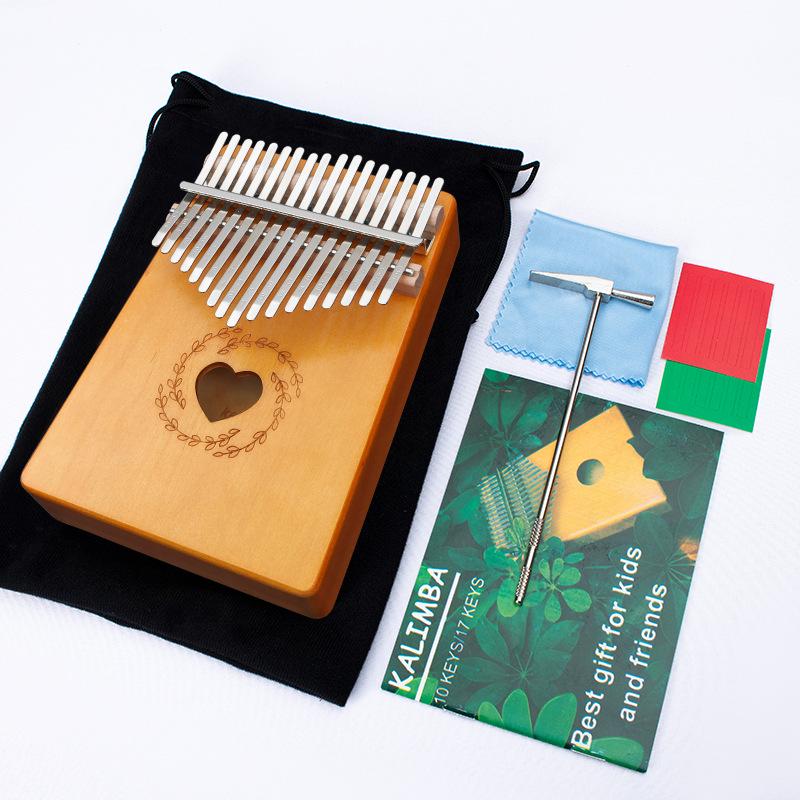 17-тоновая ель Калимба своими руками: Африканское пианино с двумя большими пальцами для игры пальцами и рисования