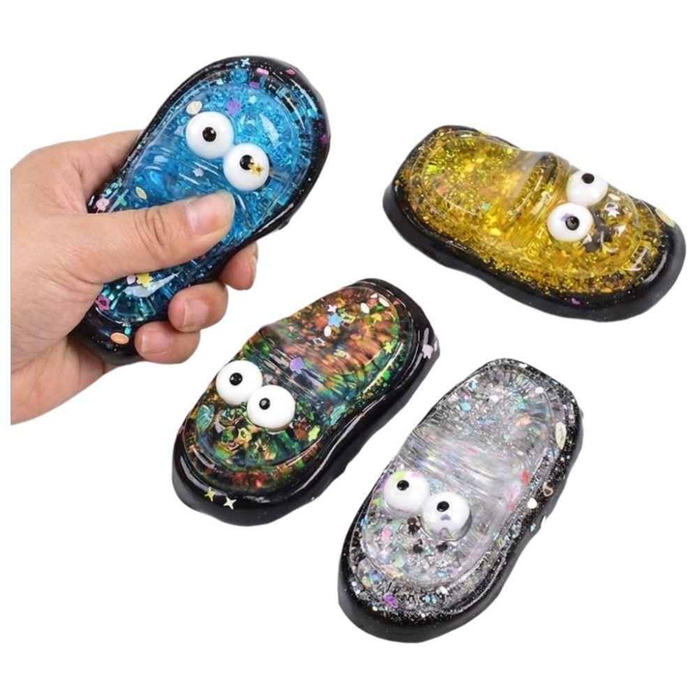 Slipper Shape Maltose Fidget Toys Shiny Anti-stress Sensory Toy for Party Favors