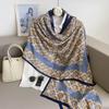 Autumn and Winter New Cotton and Linen Scarf Retro High-end Long Outer Shawl Silk Scarf Fashionable Versatile Thin Scarf