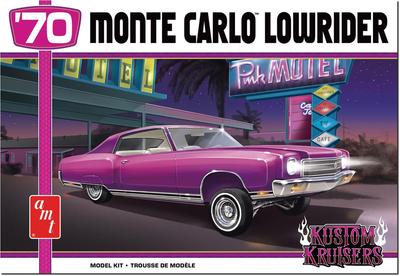 AMT 1/25 Серия Кастомных Круизеров 1970 Chevy Monte Carlo Лоурайдер Пластиковая Модель-Кит AMT1458 (Машина)