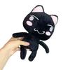 Мультяшный талисман Inouetoro Cat, плюшевая игрушка, милый белый/черный котенок, кукла, плюшевый орнамент, мягкая игрушка для детей, любителей, подарок на день рождения