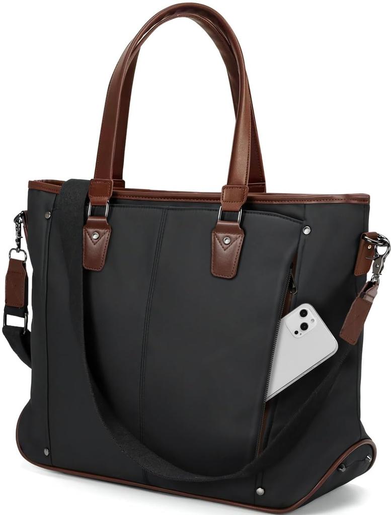 ABIBA Деловая сумка-тоут на плечо Большая Идеально подходит для работы и бизнеса Мужская сумка, Сумка, Сумка-тоут, Вместимость, Многофункциональная, Самостоящая, Охота, Поездки на работу,