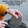Срочные принадлежности Охлаждающий кейс Портативный холодильный органайзер для лекарств с экраном отображения температуры Для путешествий и на каждый день