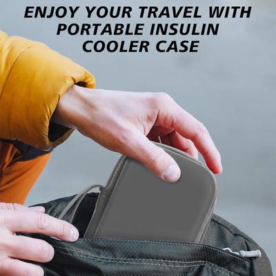 Срочные принадлежности Охлаждающий кейс Портативный холодильный органайзер для лекарств с экраном отображения температуры Для путешествий и на каждый день