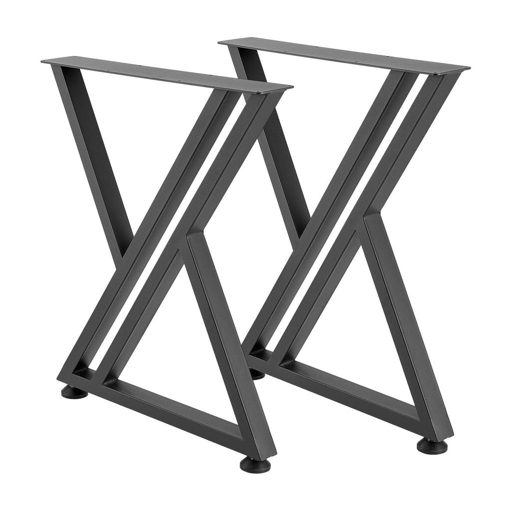 Table Legs, 740 x 610 mm (H x W) Steel Furniture Legs, 1000 kg Max Load Heavy Duty, Easy Installation, Stable for Home Office Desk DIY, Coffee Dinner