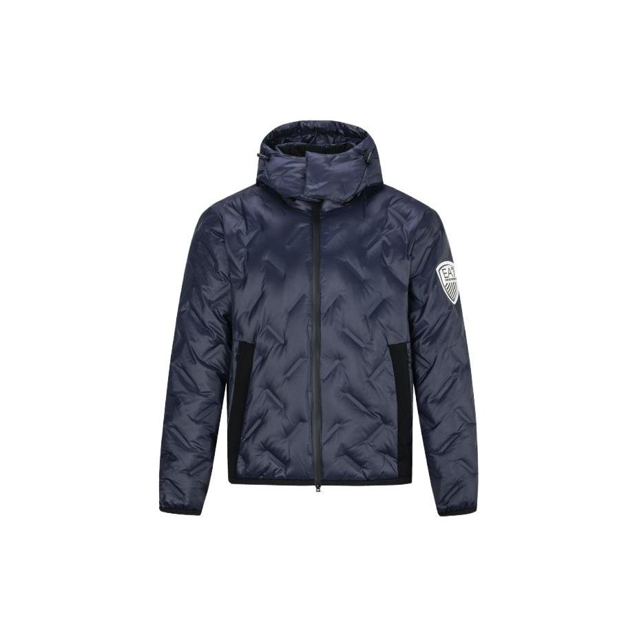 EMPORIO ARMANI EA7 FW23 Puffer Jacket Men's Black 6RPB64-PN8MZ-1200