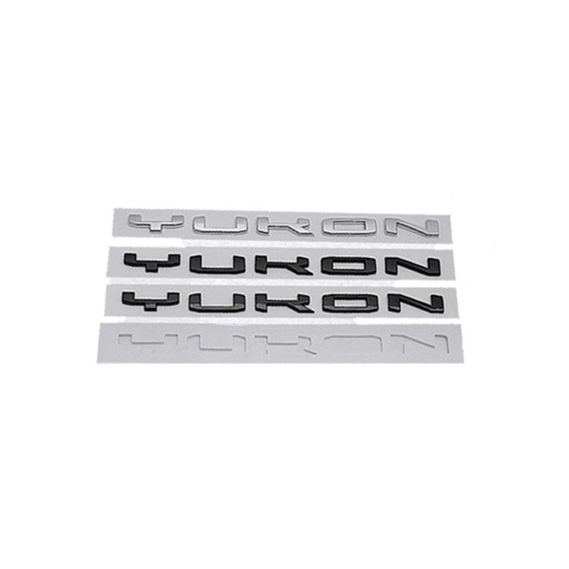 AABJZ1 YUKON new label car stickers For GMC CHEVROLET pickup modified accessories rear trunk badge door side logo decorate big small