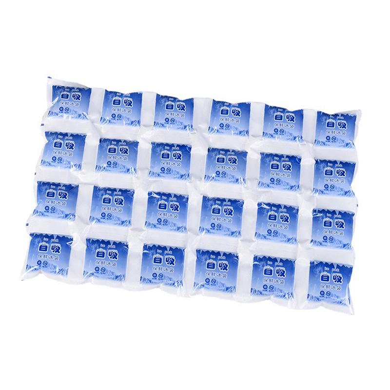 Абсорбирующие пакеты со льдом Многоразовые пакеты со льдом с самозаполняющейся насадкой Холодные сжатые напитки Охлажденные гелевые пакеты для консервирования продуктов Сухие пакеты со льдом