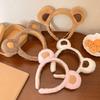 1/2/3Pcs Bear Ear Decor Headband Decorative Animal Hair Hoop Cartoon Hairband Baby Hair Accessories Girls Party Props