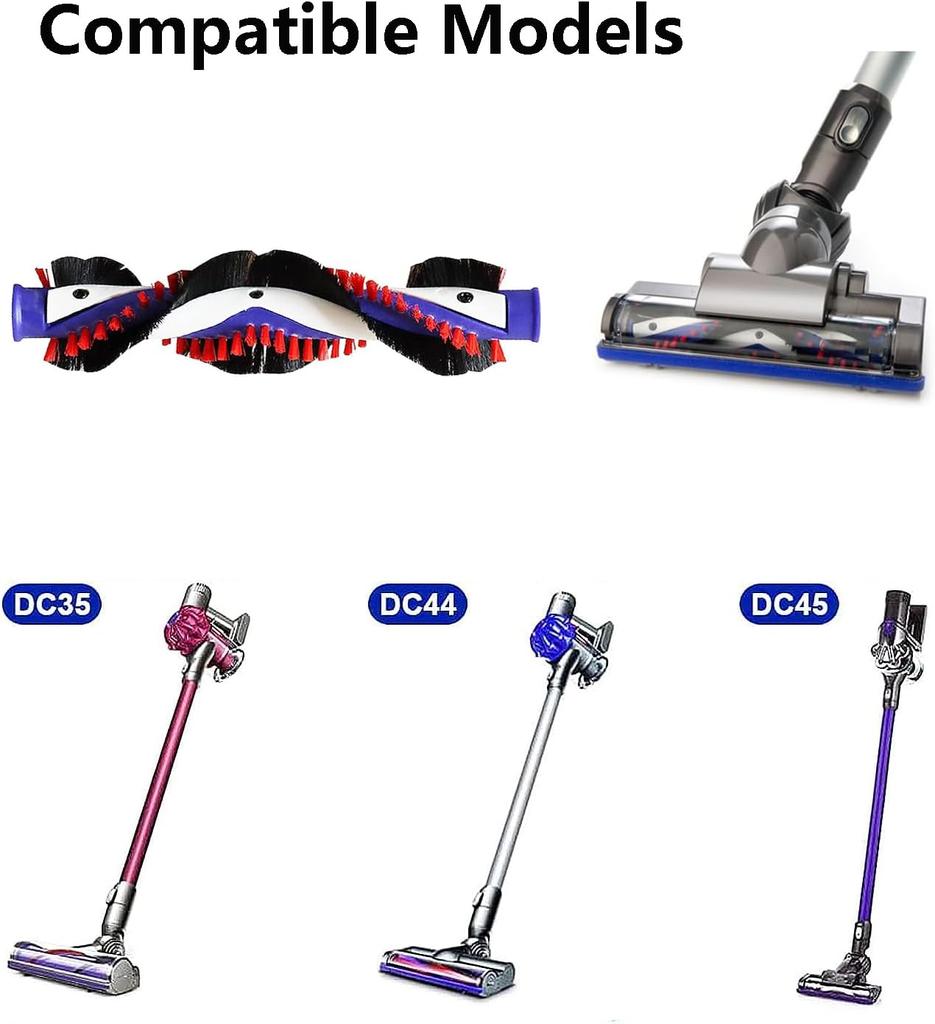 Замена основной роликовой щетки для ручного пылесоса Dyson DC35 DC44 DC45 DC43 с чистящей щеткой, деталь № 920929-01