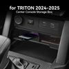 Для Mitsubishi L200/Triton 24-25 Автомобильный Центральный Подлокотник Ящик для Хранения Консольный Органайзер Аксессуар для Интерьера
