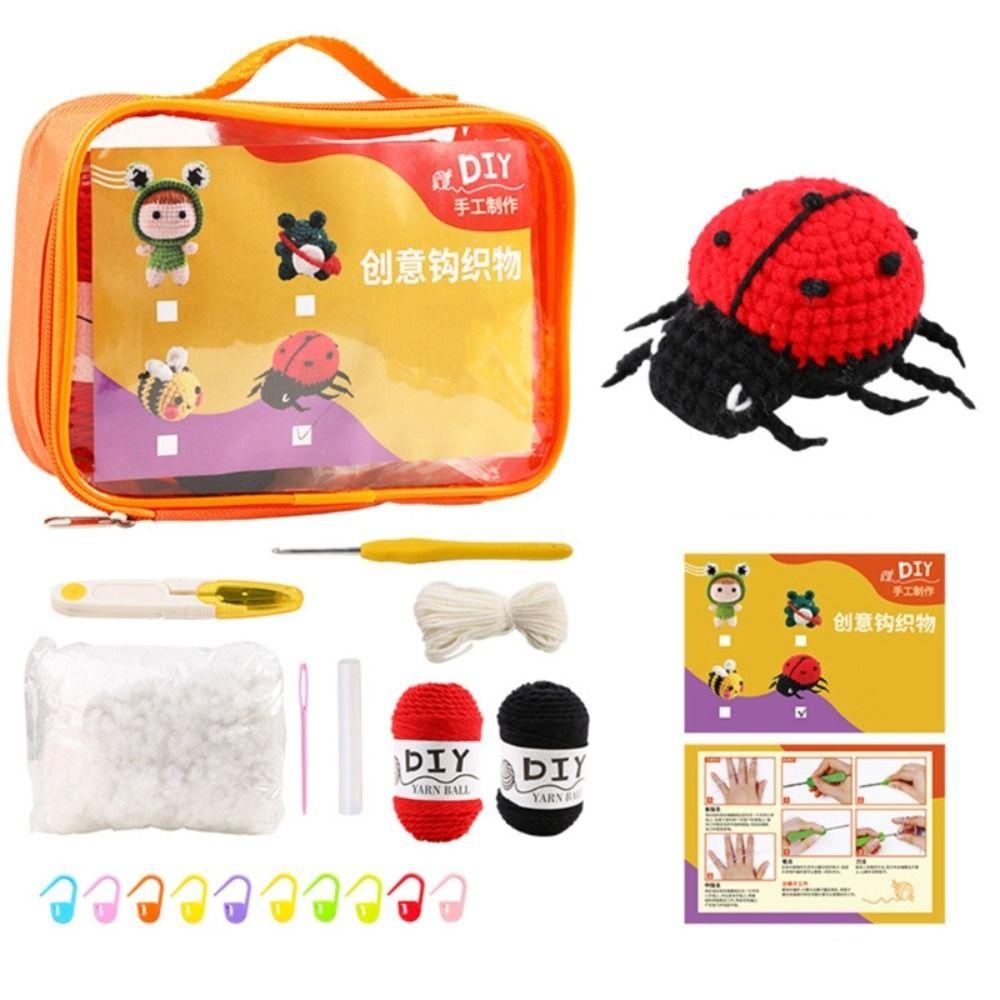 Handmade Crochet Kit DIY Handmade Doll Doll Crochet Kit Arts,Crafts & Sewing DIY Knitting  Beginner