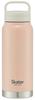 Кружка-бутылка из нержавеющей стали 500 мл с винтовой ручкой тускло-розовая термальная/холодная STSC4-A