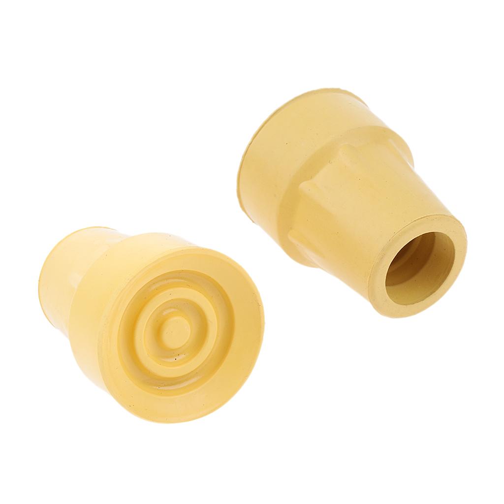 4 Pieces Anti skid Crutch Ferrules Rubber Ends Cane Walking Stick Tips 22mm