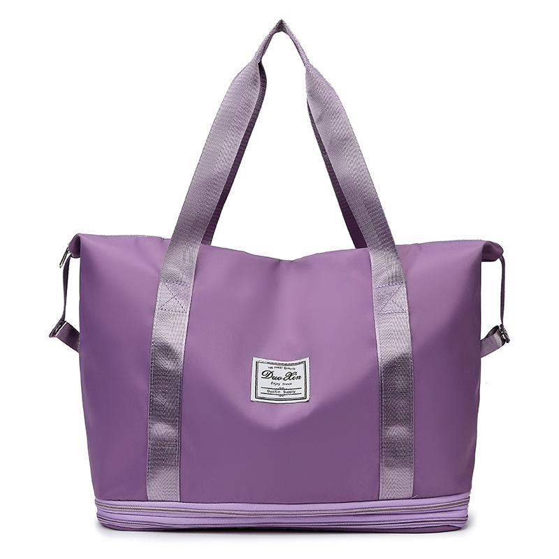 Простая легкая дорожная сумка женская летняя новая 2024 простая портативная большая сумка для багажа сумка для фитнеса сумка для беременных