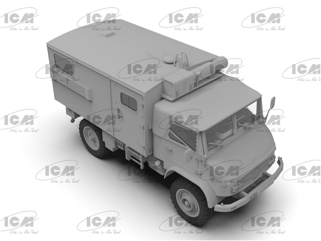 ICM German Unimog S404 Ambulance Plastic Model 35138 1/35