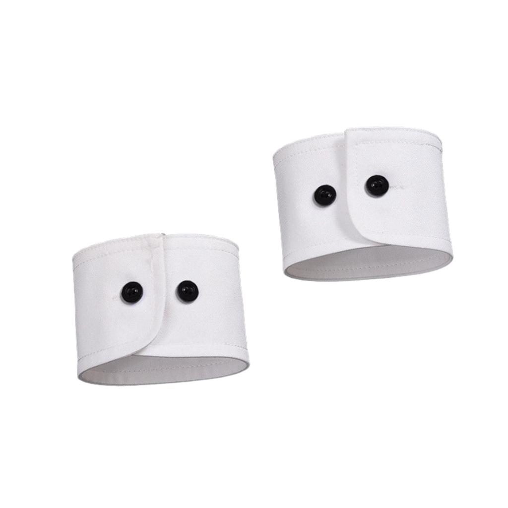 Съемный воротник-стойка для рубашки/манжеты на запястья для девочек, многослойный, регулируемый, декоративный, для женского свитера/рубашки/одежды