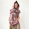 Retro Scarf Autumn and Winter Cashew Temperament Versatile Shawl Fashion Jacquard Outer Cape Scarf Women's Scarf