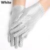 Summer Gloves Sun Protection Fashion Round Dot Elastic Mittens High Quality