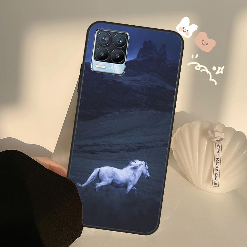 Чехол Horses Running For OnePlus 10 Pro 9 Pro 8T Nord2 9R для Realme GT 2 Pro 7 8 GT Neo2 9i 8i C21 Coque