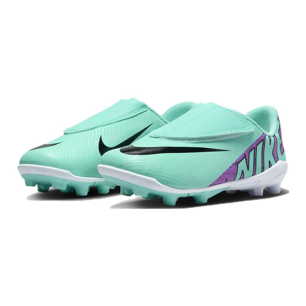 Nike Mercurial Vapor 15 Comfortable Durable Low-Top Kids Soccer Shoes Kids Sneaker Green DJ5964-300