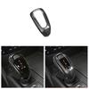 Glossy Carbon Fiber Car Gear Shift Knob Sticker For Cadillac CT6 2018