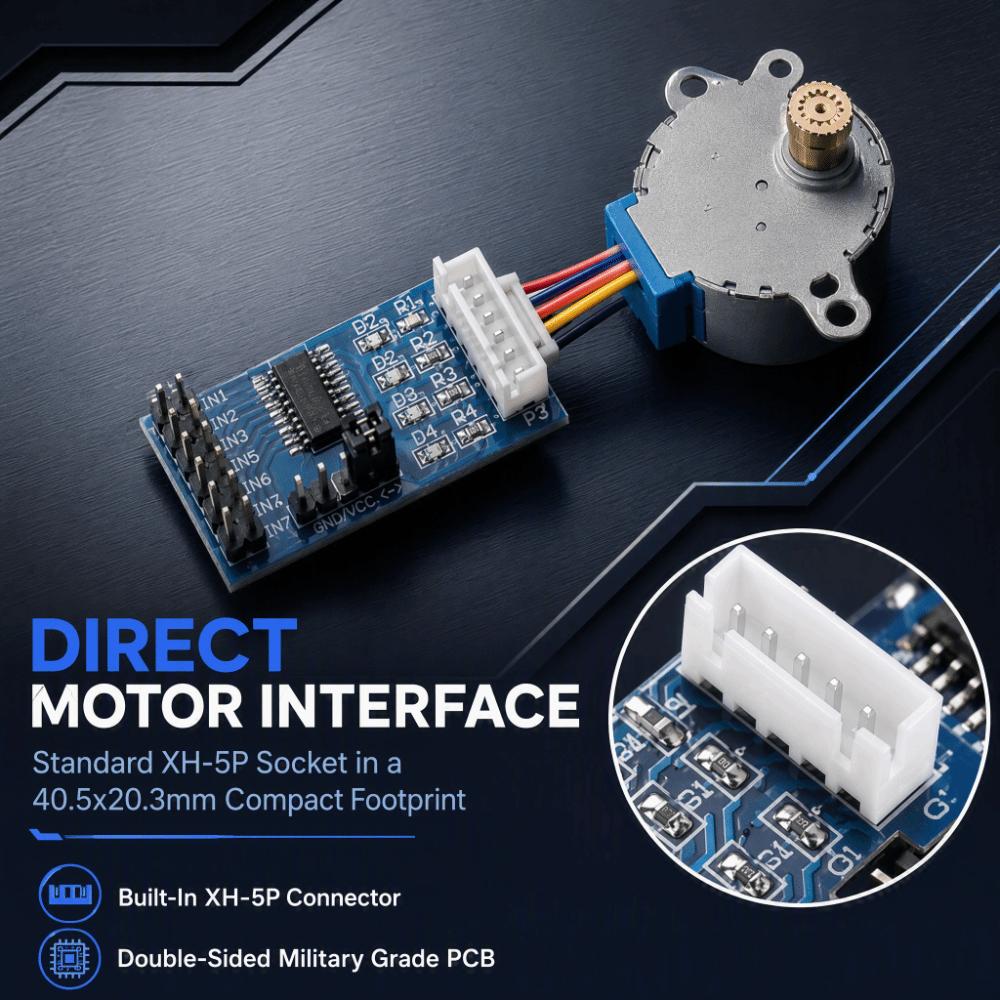 5pcs XH-5P Socket Stepper Motor Driver Board ULN2003 Driver Module For Arduino Projects