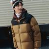 Skechers Модная Короткая Стеганая Куртка С Логотипом В Стиле Color Block Унисекс Куртки Светло-Коричневый L423U106-01N2
