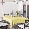 ALIX Lime Green Rectangular Stain-resistant Tablecloth 140x300 Cm, by Soleil d'Ocre