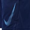 Nike Dri-FIT Принт логотипа Эластичный пояс Прямые штанины Детские шорты Детские шорты Темно-синие DM8537-410