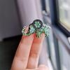 Luxurious And Colorful Elephant Brooch, Women'S Animal Shaped Jewelry, Party And Wedding Casual Gift Accessories