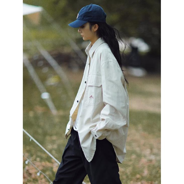 2024 Letter Long Sleeve Shirt Japanese Hong Kong Style Ins Loose Shirt Boys Summer Trendy Versatile Casual Coat