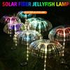 7-цветные RGB солнечные светильники для сада, градиентные медузы, водонепроницаемые, однослойные, для ландшафтного освещения дорожек