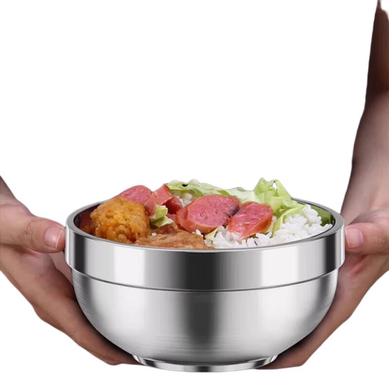 Venus 304 Stainless Steel Double-Layer Insulated Bowl Set