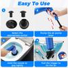 Toilet Plunger, High-Pressure Air Drain Blaster with Real-Time Barometer Powerful Drain Snake Sink Plunger Plumbing Tools