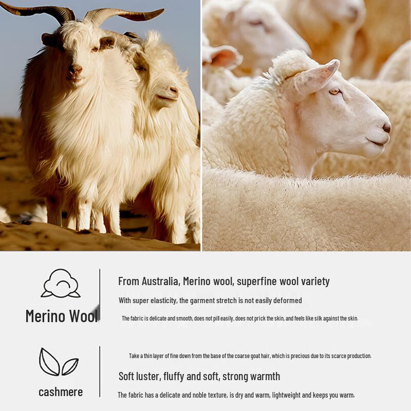 Shanshan Men's Heavyweight Wool & Cashmere Round Neck Sweater