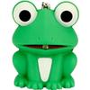 Metal Rings Frog Keychain Green Frog Cartoon Keychain New LED Light Keychains  Kids Gifts