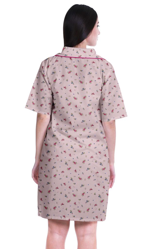 Moomaya Женская ночная рубашка для сна с принтом ночная рубашка-S-XXL