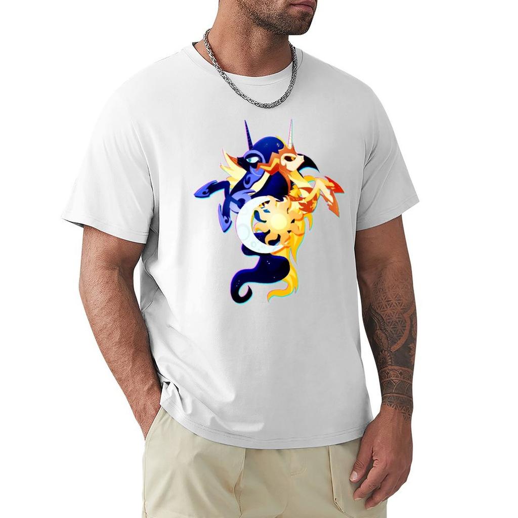 Футболка Nightmare Moon And Daybreaker Blanks Graphic Shirts Shirts Men Graphic