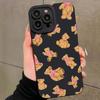 Минималистичный чехол для телефона с дизайном медведя и банта для iPhone 17 16 Pro Max 15 14 13 Mini 12 11 17Air 16E X XR XS 8 7 Plus Мягкий чехол