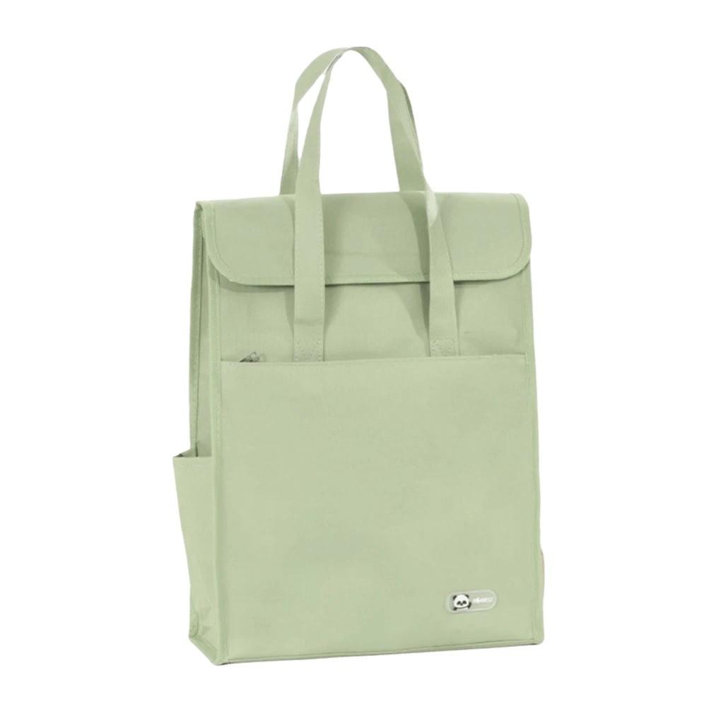 Durable Tote Bag Multiple Pockets Double-Layer Student Tutorial Bag Oxford Cloth Large Capacity Shoulder Handbag Document