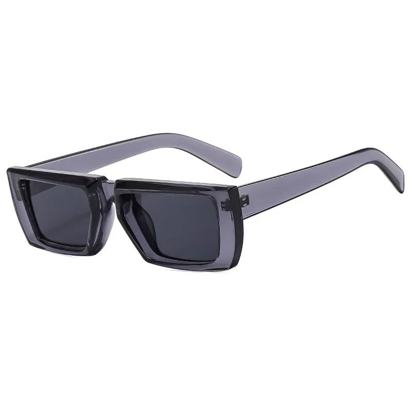 Квадратные Ретро Солнцезащитные Очки Женские Мужские Модные Винтажные Солнцезащитные Очки Женские Мужские Оправа Личность Зеркальные Путешествия Панк