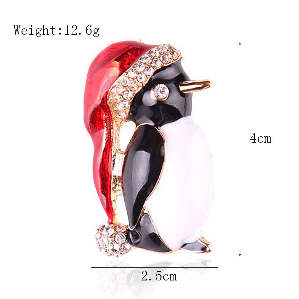Европейская и американская рождественская брошь Lanhao: Дерево, обувь, Санта, лось, венок, снежинка, колокольчик для женщин