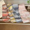 Silk Scarf Long Strip High-end New Literary Stripe Breathable Sweat-absorbing Neck Small Scarf Thin Scarf Women's Headscarf Headband