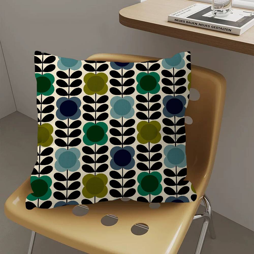 Orla Kiely Leaf Flower Lucky Dragon Pillow Cover Sofa Cushion Cover Home Room Decoration Children Gift