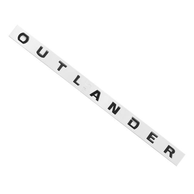 For Sticker Black Silver Outlander Car Hood Sticker Emblem For Outlander Car Style Hood Sticker