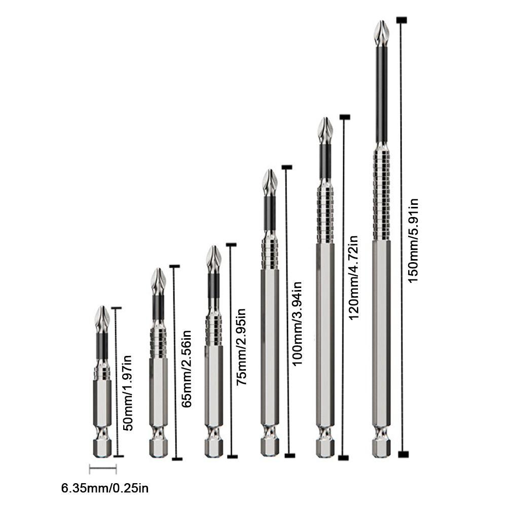Ударопрочная крестовая бита Высокая твердость Бита для электрической отвертки Отвертка Ручной инструмент